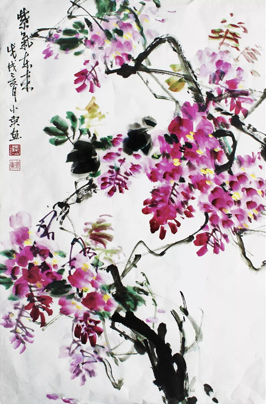 1534816686817486.jpg 進(jìn)貿(mào)通周末|著名國(guó)畫大師蒞臨進(jìn)貿(mào)通贈(zèng)《映日荷花》《紫氣東來(lái)》